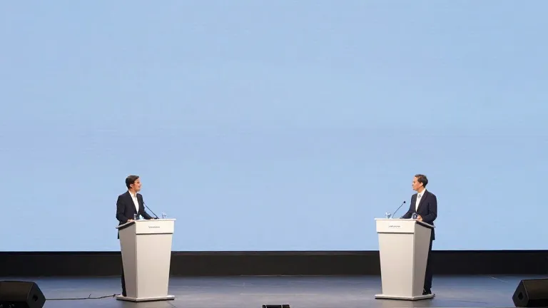 Illustration for: Brazil Runoff Polls Deadlock at 50 Percent After Final Debate