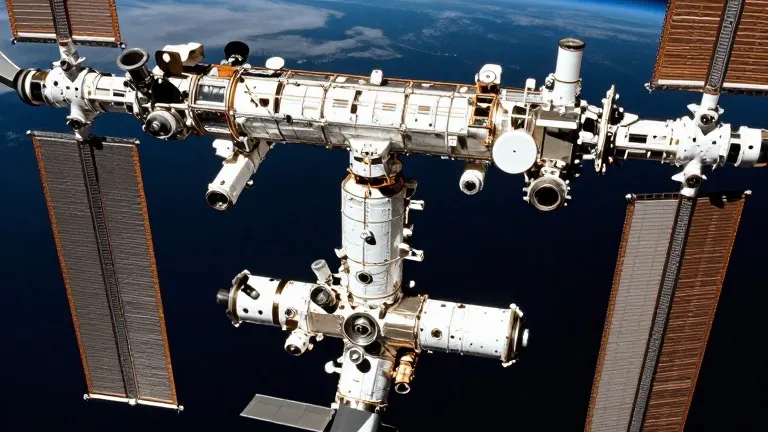 Illustration for: Discovery Delivered Harmony Node to Space Station on This Date in 2007