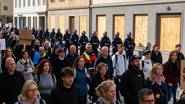 Illustration for: French Interior Ministry Confirms 135 Arrests as 70,000 Officers Guard Nationwide School Marches