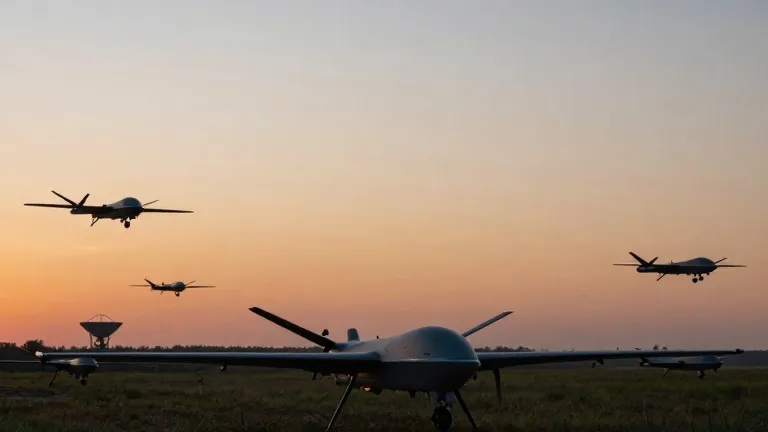 Illustration for: Ukraine confirms full satellite speeds restored for drone operations